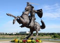 Historical sculpture ,, Warrior of Freedom ÃÂ¢Ã¢âÂ¬ÃÂin Kaunas, Lithuania